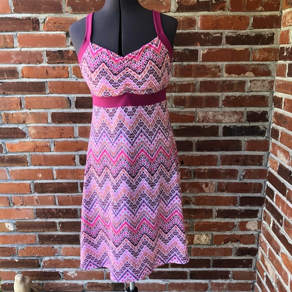 Prana Dresses & Skirts - Prana Sundress Pink/Orange Print Sz. M